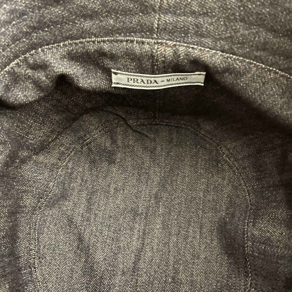 Prada Re-Nylon and denim reversible bucket hat - Picture 7 of 8